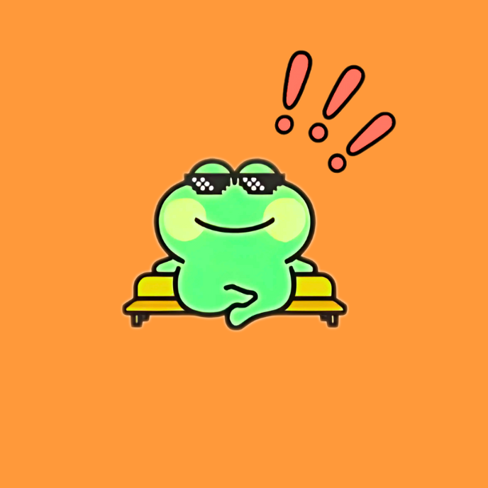 悠闲蛙 ChillFrog Logo